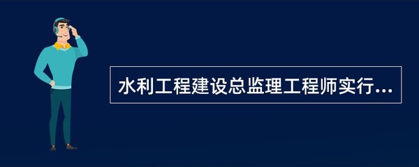 水利工程建设总监理工程师实行( )管理制度。